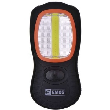 Latarka plastikowa w gumie COB LED 3AAA P3883 EMOS