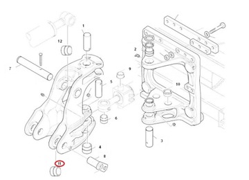 ВТУЛКА СОЕДИНИТЕЛЬНАЯ СТРЕЛЫ KOMATSU WB 60x75x55
