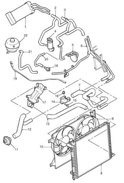 Land Rover Freelander 2.0 нижняя трубка радиатора