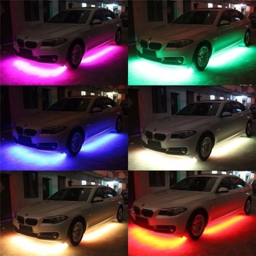 OŚWIETLENIE PODWOZIA LED RGB MUSIC AUDIO DŹWIĘK