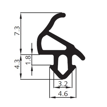 1м = 1,55 зл. ПРОКЛАДКА 2м ПРОКЛАДКА для окна ALUPLAST