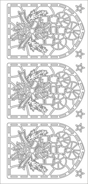НАКЛЕЙКИ РОЖДЕСТВЕНСКИЕ НАКЛЕЙКИ № JO-149