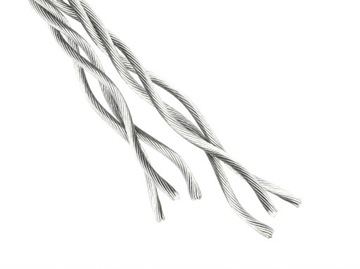 Lina linka stalowa NIERDZEWNA INOX Kwasoodporna splot 7x19 2mm 30m