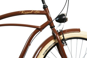 Мужской велосипед Beach Cruiser 26 BROWNIE RoyalBi 3 передачи ретро коричневый Shimano