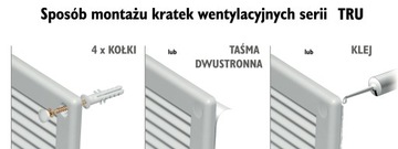 ВЕНТИЛЯЦИОННАЯ КРЫШКА РЕШЕТКИ ВОЗДУХА 15x15 ETRU2