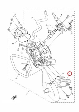 ДАТЧИК ПОЛОЖЕНИЯ ДРОССЕЛЬНОЙ ЗАСЛОНКИ YAMAHA YFZ 450 R