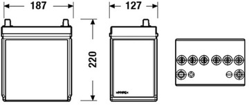 АККУМУЛЯТОР VARTA BLUE DYNAMIC 40 Ач, 330 А, A15 L+