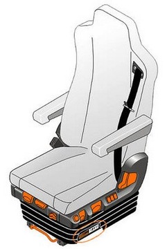 фото thumb №3, Кнопка сидіння клапан опускання сидіння sr 29070 setra neoplan