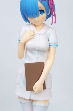 АНИМЕ ФИГУРА Re Zero Rem Nurse White SEGA