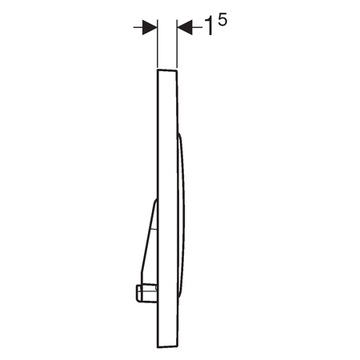 GEBERIT DUOFIX WC FRAME, кнопка SIGMA20, контейнер