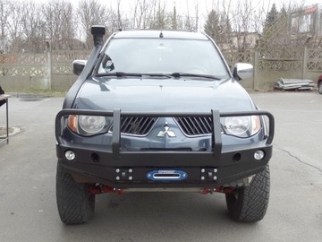 фото thumb №8, Mitsubishi l200 бампер перед металлический стальной 4x4