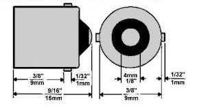 СВЕТОДИОДНЫЕ ПАРКОВОЧНЫЕ ФОНАРИ Ba9s T4W cree POWERFUL 12V 24v 5W