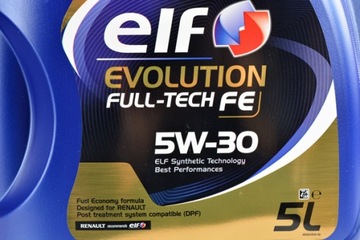 ELF EVOLUTION FULL-TECH FE 5W30 5L FOR FAP DPF