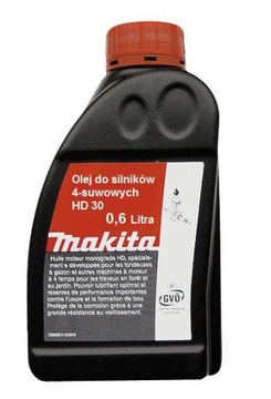 МАСЛО MAKITA ДЛЯ 4-ТАКТНЫХ ДВИГАТЕЛЕЙ 0,6 Л HD-30