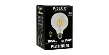 Лампа накаливания LED G95 E27 7,5Вт 3000К POLUX