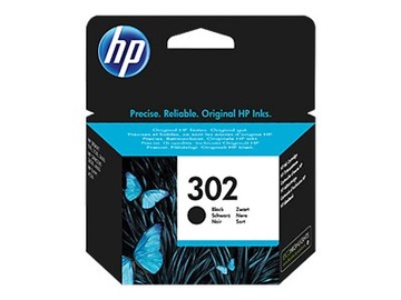 HP Ink 302, черный, оригинальный F6U66AE