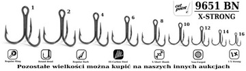 10 x KOTWICZKA X-STRONG VMC 9651BN Nr.8 DO PRZYNĘT