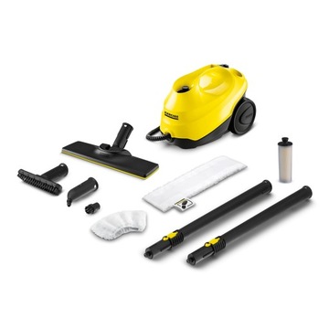 PAROWNICA MYJKA MOP PAROWY DO FUG PODŁÓG KAFELEK SC 3 KARCHER 1900W ZESTAW