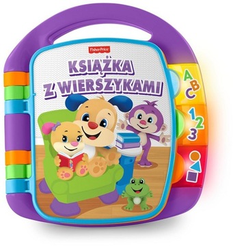 FISHER PRICE BOOK СО СТИХАМИ интерактивная детская книжка +6м