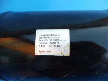 Цилиндр воздушного бака 4л MAN TGA TGX TGS TGL