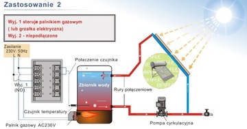 Терморегулятор Контроллер температуры 2 КАНАЛА