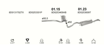 фото thumb №5, Гасник середній audi a4 01.15