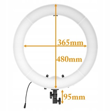 LED RING LAMP 55 диммер с дистанционным управлением 3000-6000К