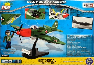 KLOCKI COBI 5547 SAMOLOT BELL P-39Q AIRCOBRA