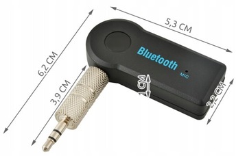 Аудиоприемник Bluetooth Aux Адаптер Mini Jack