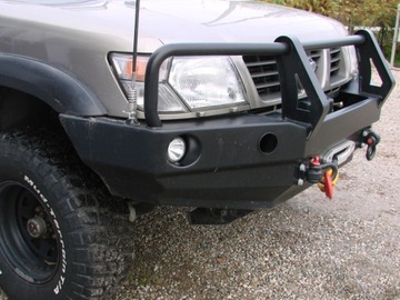 фото thumb №9, Nissan patrol gr y61 бампер переднее металлический 4x4
