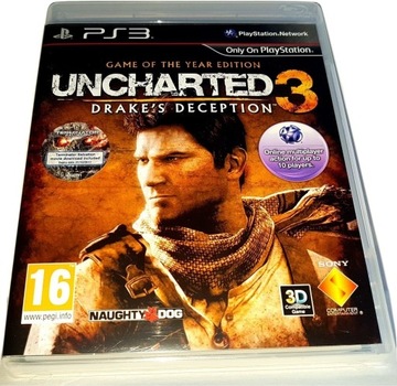 PS3 UNCHARTED 3 DRAKE'S DECEPTION ГОТИ