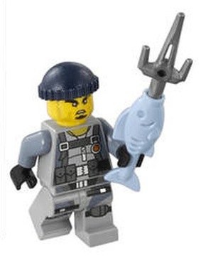 Фигурка LEGO @@@ SHARK ARMY SHOOTER @@@ из набора 70609