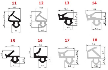 ROPLASTO S-1019 Уплотнитель оконный