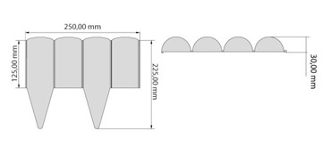 Газон GARDEN PALISADE EDGE газон 2,5 метра