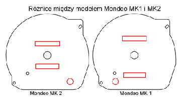 Циферблаты INDIGLO одометра Ford Mondeo MK1 MK2, рисунок 1