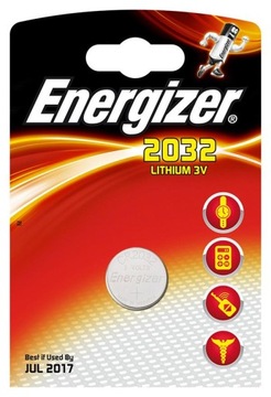 Батарейка Energizer CR2032 (блистер 1 шт.)