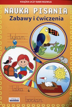 Nauka pisania Zabawy i ćwiczenia krzyżówki pisanie po śladzie dla dzieci