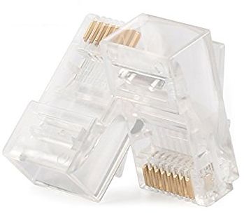 Вилки Разъемы Клеммы RJ45 8P8C 5E RJ 45 - 100 шт.