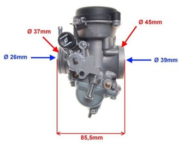 SUZUKI GN125 GN 4T КАРБЮРАТОРНЫЙ ДРОССЕЛЬ CPD26J ЕВРО 1-2