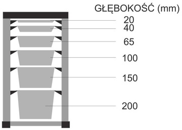 ГАСТРОНОМИЧЕСКИЙ КОНТЕЙНЕР GN 2/4 глубина 65ММ СТАЛЬ 24065