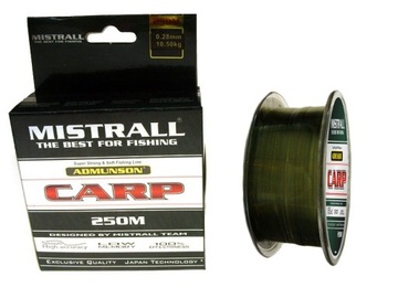 MISTRALL ADMUNSON CARP CAMOU LINE 0,25 мм / 250 м