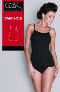 GATTA koszulka na ramiączkach CAMISOLE black # S