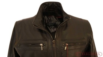 Мужская кожаная куртка BLACK PILOT M LIGHT NEW