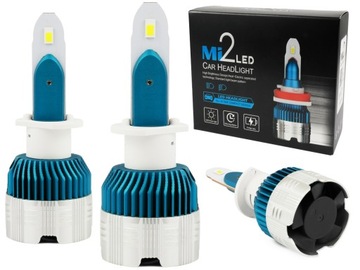 Żarówki LED H1 Mi2 CSP 56W DZIEŃ/NOC +200% ŚWIATŁA