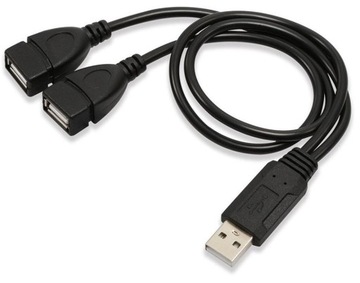 HUB USB РАЗВЕТВИТЕЛЬ ДВОЙНОЙ USB РАЗВЕТВИТЕЛЬ 2xUSB