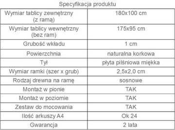 Пробковая доска 180х100 см, 100х180, отличное качество!