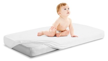 ПРОСТЫНЯ ИЗ ХЛОПКОВОГО ДЖЕРСИ 120x60см BABYMAM