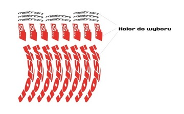 Набор наклеек на диски VISION METRON 55SL