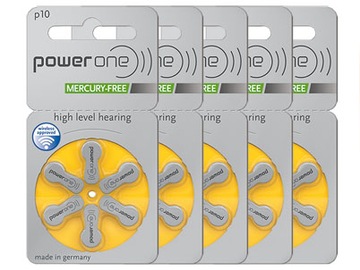 POWER ONE 10 MF PR70 Батарейки для слуха 30 шт.