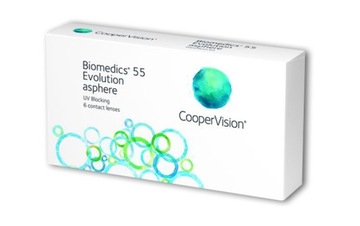 BIOMEDICS 55 UV Evolution BC 8.9 POWER -1.00 D 6 шт.